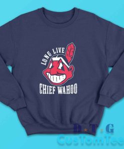 Chief Wahoo Sweatshirt Color Navy