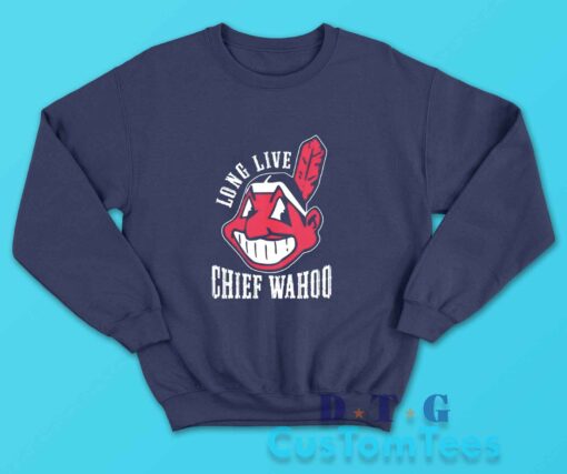 Chief Wahoo Sweatshirt Color Navy