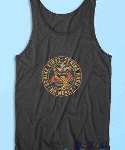 Cobra Kai Strike Hard No Mercy Tank Top