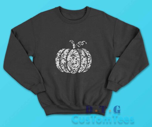 Floral Pumpkin Sweatshirt