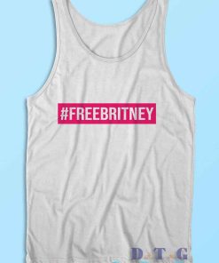 Free Britney Tank Top Color White