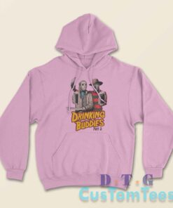 Friday The 13th Halloween Freddy And Jason Hoodie Color Pink