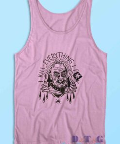 GG Allin I Kill Everything I Fuck Tank Top Color Pink