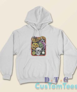 Halloween Trick Or Treat Hoodie Color White