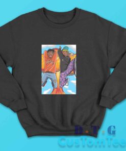 Juice Wrld Evil Twins Sweatshirt Color Black