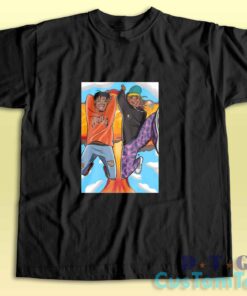 Juice Wrld Evil Twins T-Shirt Color Black