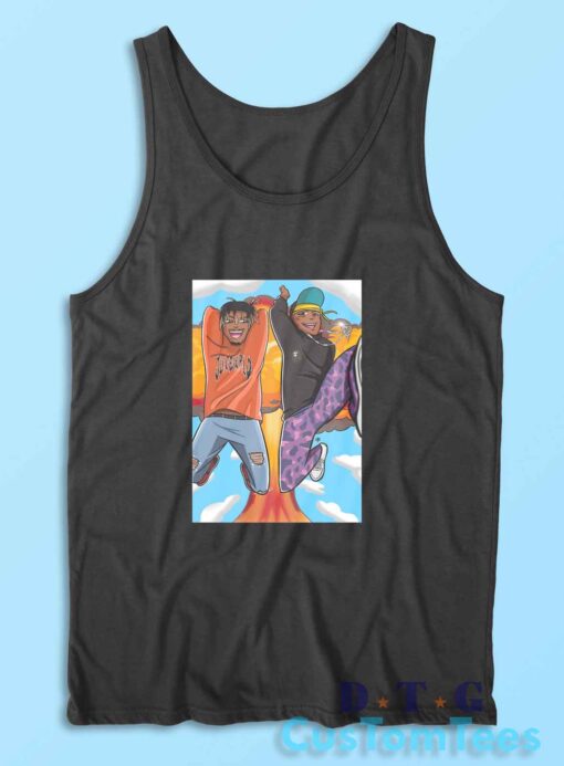 Juice Wrld Evil Twins Tank Top Color Black