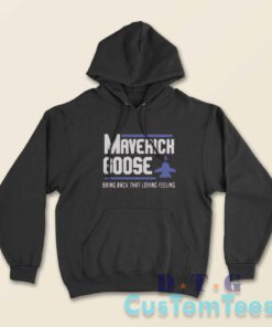 Maverick Goose Hoodie Color Black