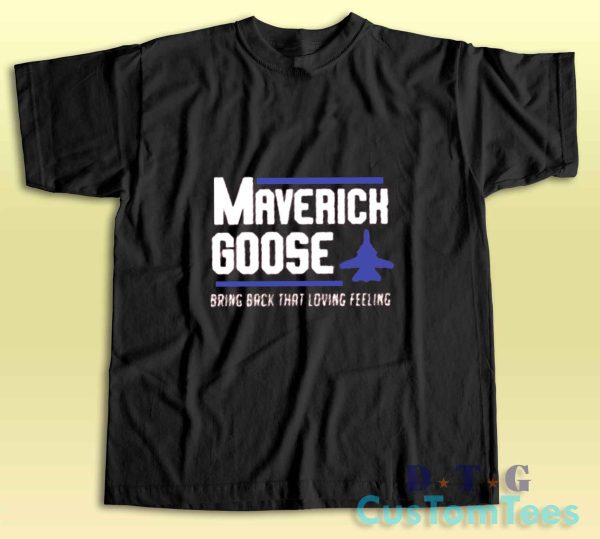 Maverick Goose T-Shirt Color Black