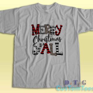 Merry Christmas Yall House T-Shirt Color Grey