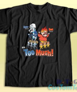 Miser Brothers Too Much T-Shirt Color Black