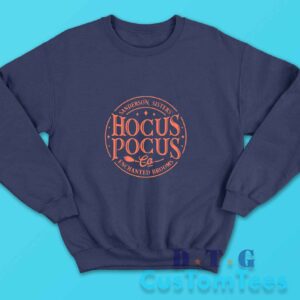 Sanderson Sisters Hocus Pocus Sweatshirt Color Navy