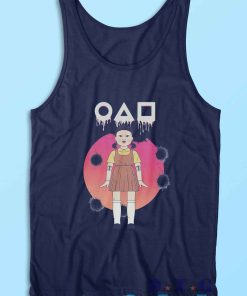 Squid Game Doll Tank Top Color Navy