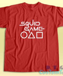 Squid Game Icon T-Shirt Color Red