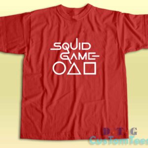 Squid Game Icon T-Shirt Color Red