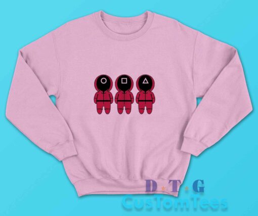 Squid Games Sweatshirt Color Pink