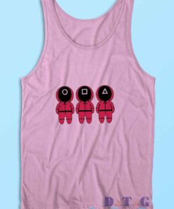 Squid Games Tank Top Color Pink