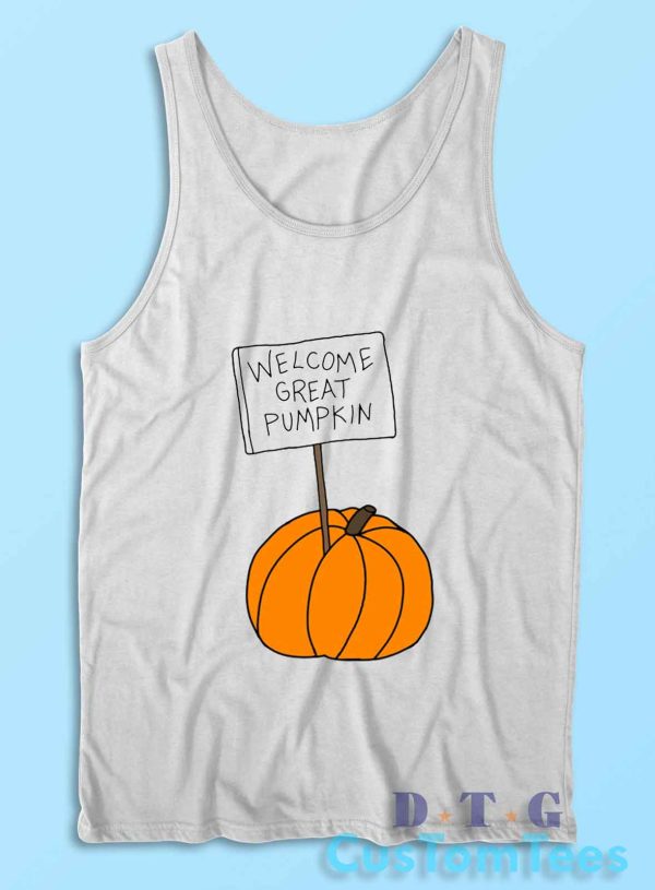 Welcome Great Pumpkin Tank Top