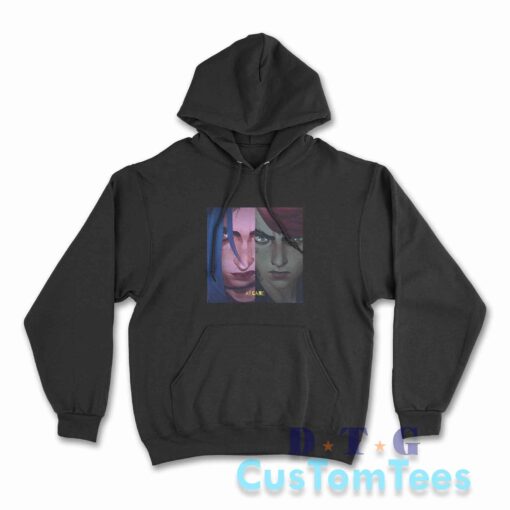 Arcane Jinx Vi Hoodie Color Black