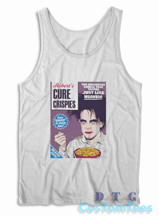 Cure Crispies Tank Top Color White