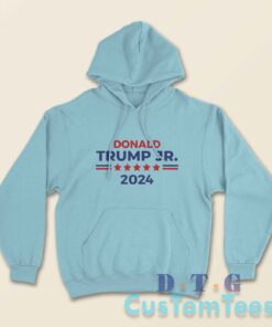 Donald Trump Jr Hoodie Color Light Blue