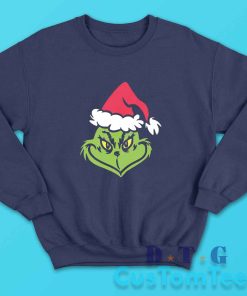Grinch Family Christmas Sweatshirt Color Navy