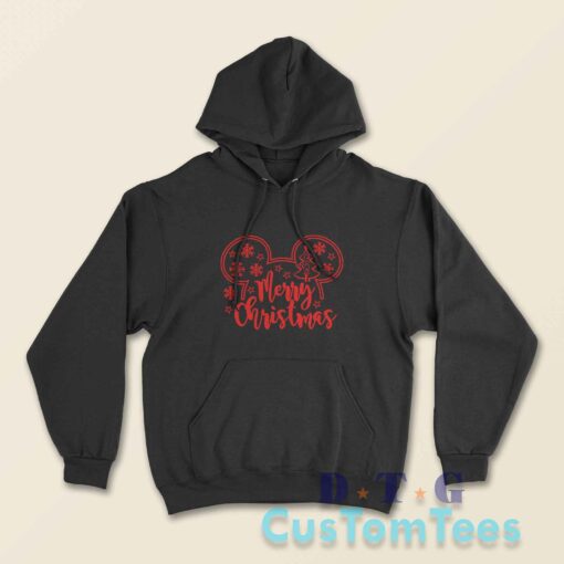 Mickey Christmas Hoodie Color Black