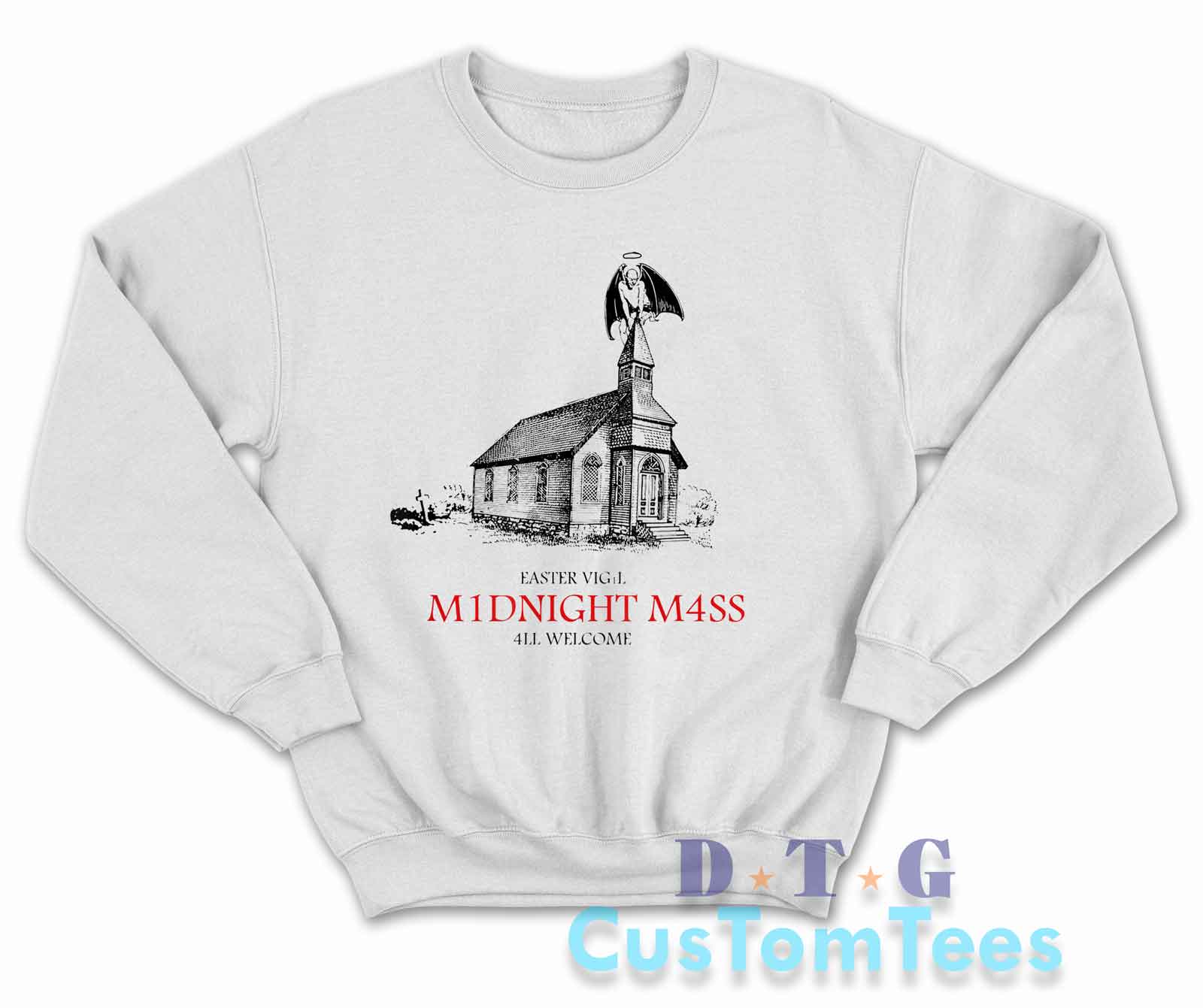 Midnight Mass Vampire Angel Demon Devil Sweatshirt