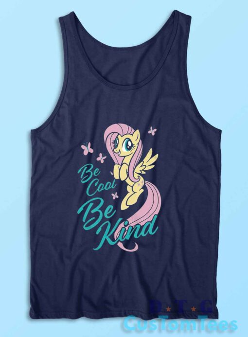 My Little Pony Fluttershy Tank Top Color Navy