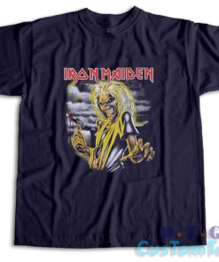 Perfect Iron Maiden T-Shirt Color Navy