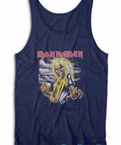 Perfect Iron Maiden Tank Top Color Navy