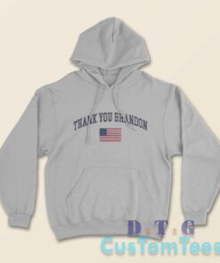 Thank You Brandon Hoodie Color Grey