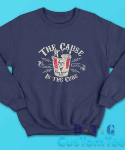 The Cause Is The Cure Mudd Brothers Sweatshirt Color Navy