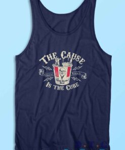 The Cause Is The Cure Mudd Brothers Tank Top Color Navy