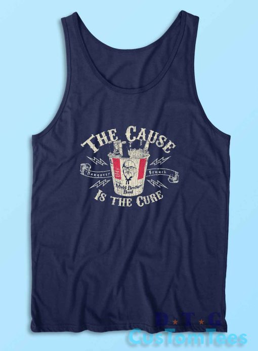 The Cause Is The Cure Mudd Brothers Tank Top Color Navy