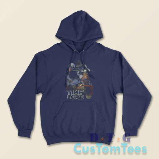 Time Lord Doctor Who Hoodie Color Navy