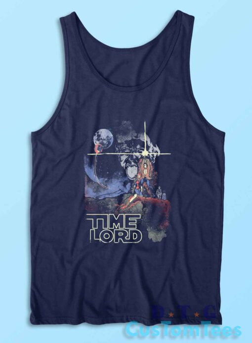 Time Lord Doctor Who Tank Top Color Navy