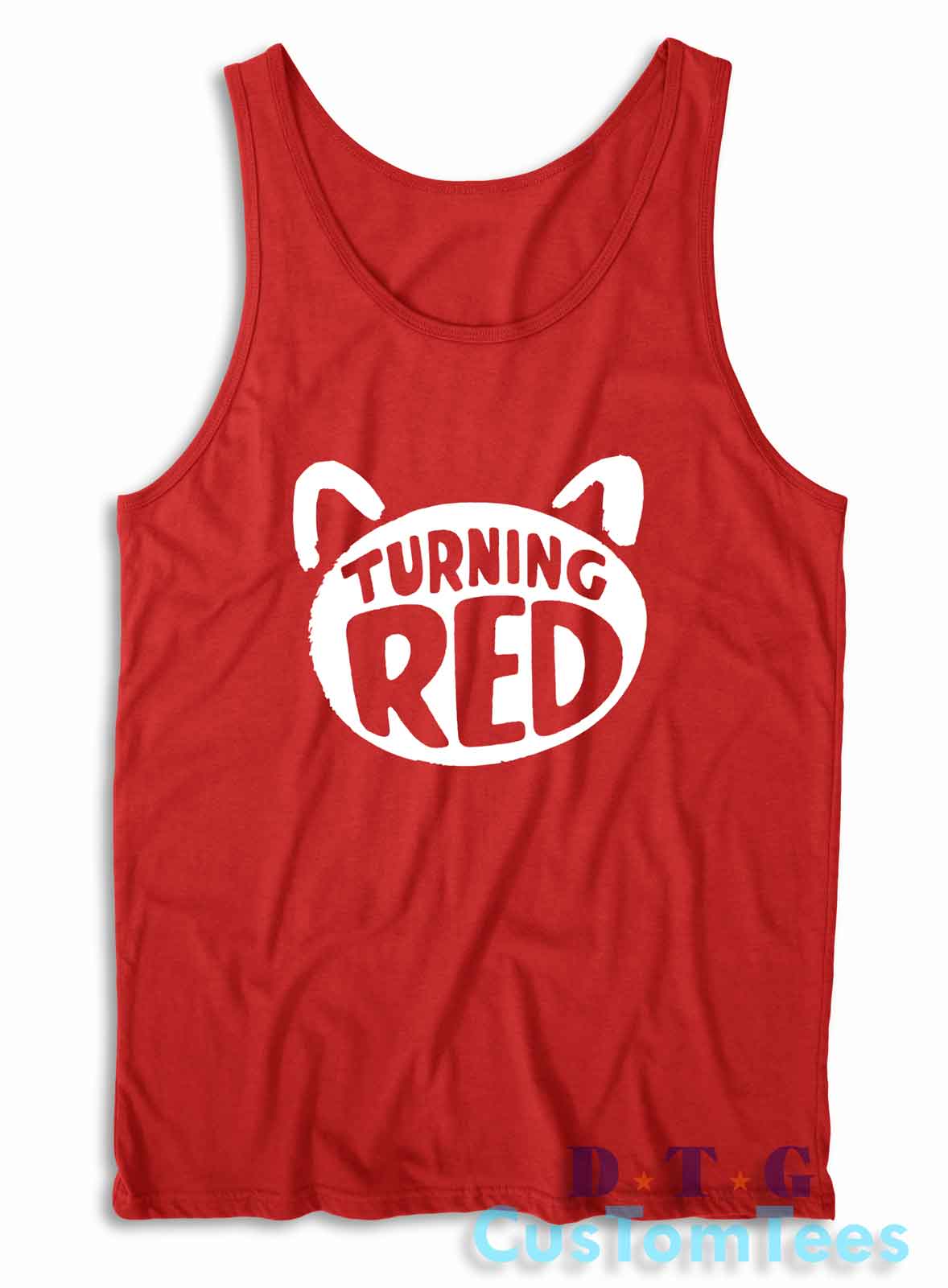 Turning Red Tank Top Color Red