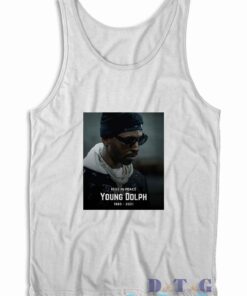 Young Dolph Tank Top Color White