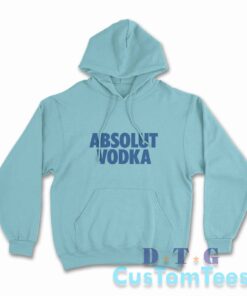 Absolut Vodka Hoodie Color Light Blue