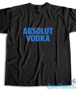 Absolut Vodka T-Shirt Color Black