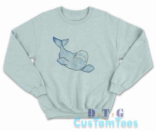 Beluga Wave Sweatshirt Color Light Blue