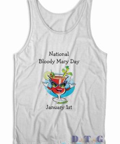 Bloody Mary Day Tank Top Color White