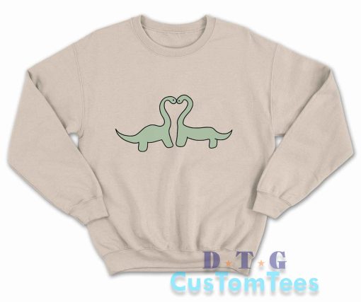 Dinosaurs In Love Sweatshirt