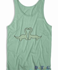 Dinosaurs In Love Tank Top