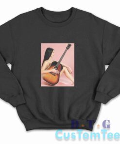 Kacey Musgraves Guitar Photos Sweatshirt Color Black