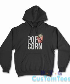 Popcorn Hoodie Color Black