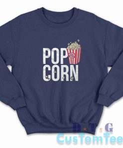 Popcorn Sweatshirt Color Navy