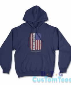 Religious Freedom One Nation Hoodie Color Navy