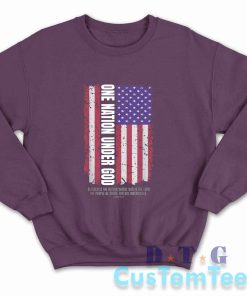 Religious Freedom One Nation Sweatshirt